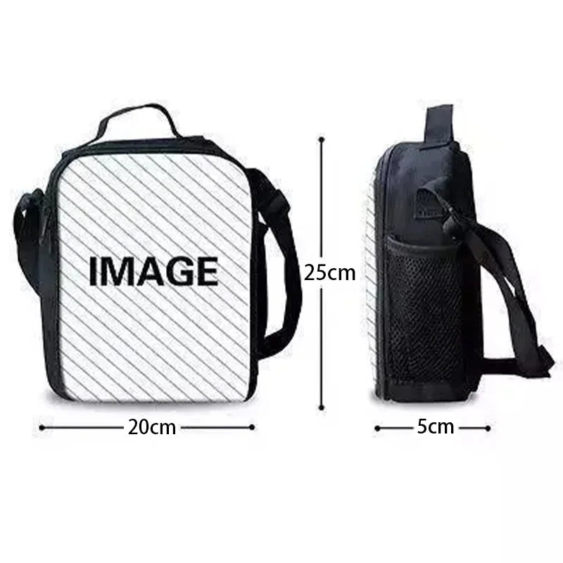 Child Insulated Large Fortnite Capacity Bag for Boy Hot Game Girl Student Outdoor Picnic Reusable Thermal Cooler Lunch Box
