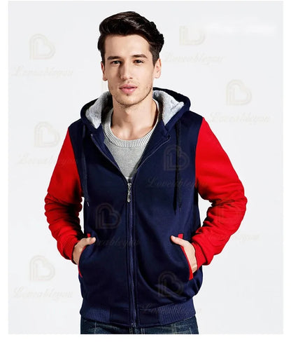 New Arrival Fortnite Men Cool Sweatshirt Battle Game Coat Winter Thick Fleece Warm Zipper Harajuku Hoodie Streetwear