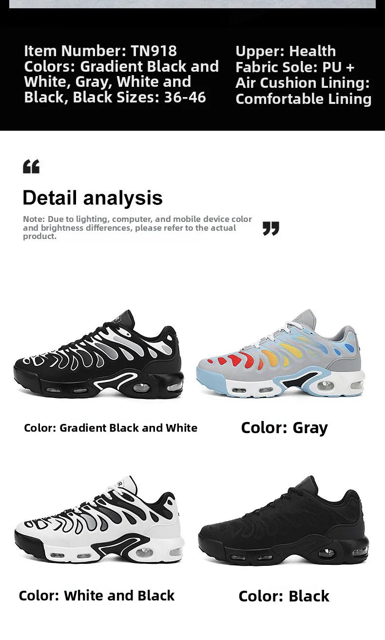 Fashionable Casual Sports Men's Shoes Outdoor Travel Large Size Versatile Daily Classic Running Shoes Breathable Lightweight