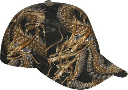 Șapcă Dragon Snapback pentru bărbați, șepci de baseball, pălărie de soare pentru bărbați, șapcă Trucker ajustabilă și stilată pentru femei și bărbați