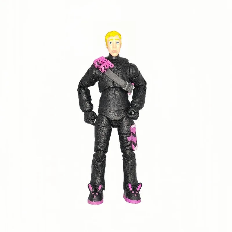 New Fortnite Trooper Sky Fox Raven Black8 Game Character Cartoon Articulated Action Figure Model Cool Decorative Ornament Toy