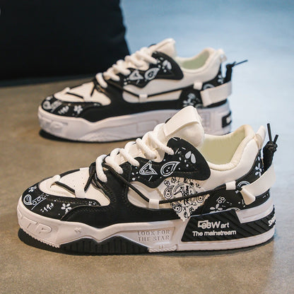 Męskie buty sportowe i codzienne do deskorolki, modne buty męskie, modne buty uliczne, buty do codziennego chodzenia