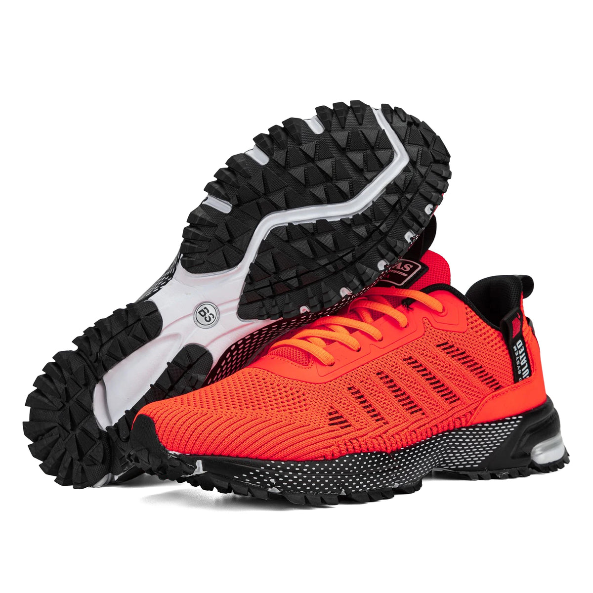 Baasploa Herren-Laufschuhe – Marke: Casual, leichte Designer-Jogging-Schuhe aus Mesh für Herren, atmungsaktive Sport- und Wanderschuhe mit Schnürung
