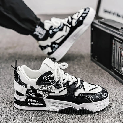 Męskie buty sportowe i codzienne do deskorolki, modne buty męskie, modne buty uliczne, buty do codziennego chodzenia