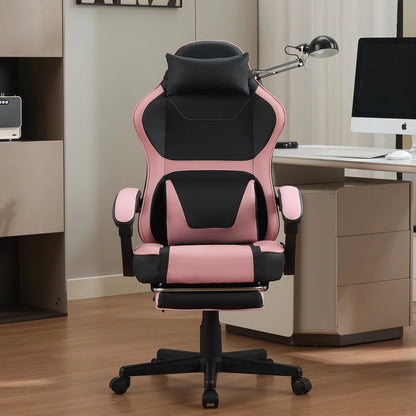 Ergonomic Gaming Chair, Gaming Chair with Storage Backrest, Adjustable Height, for Office and Gaming
