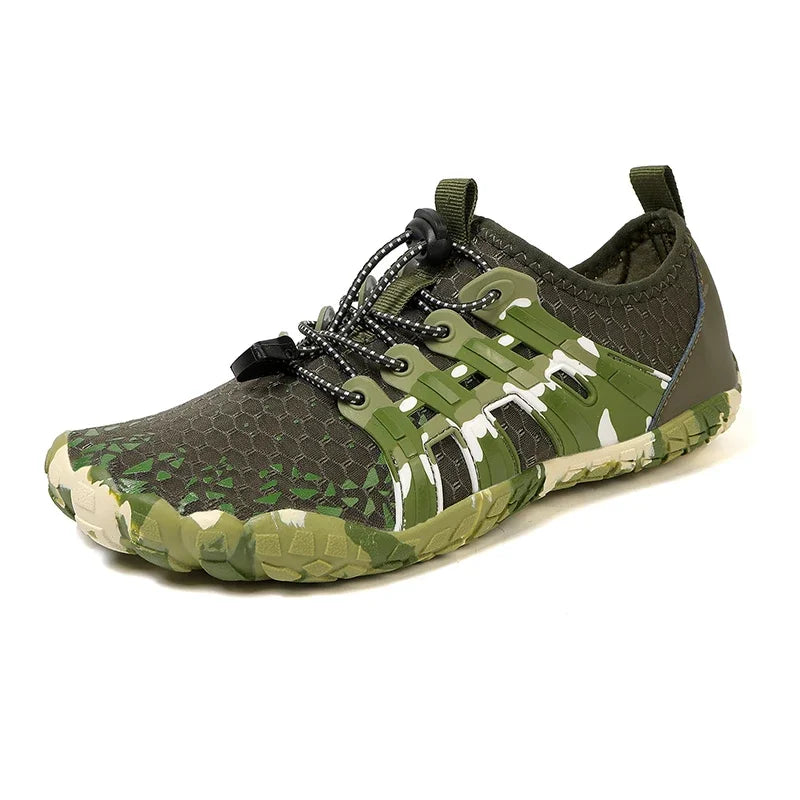 Men's and women's water shoes, upstream wading swimming barefoot five-finger aqua shoes, colorful beach seaside light unisex sneakers new