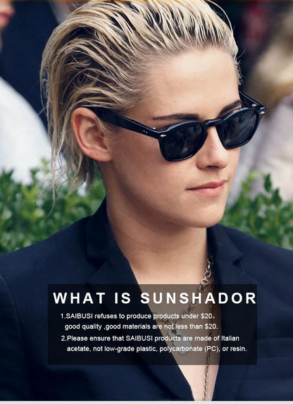 High QualityTortoiseshell Round Frame Handmade Sunglasses Designer Men Acetate Women's Beach Sun UV400 Sunglasses Can Be Carved