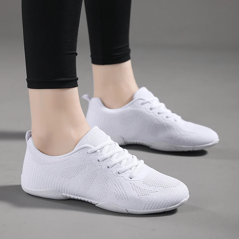 Marwoo Girls White Cheer Dance Sneakers Kids Lightweight Cheerleading Training Walking Tennis Women’s Fashion Sports Shoes 2316