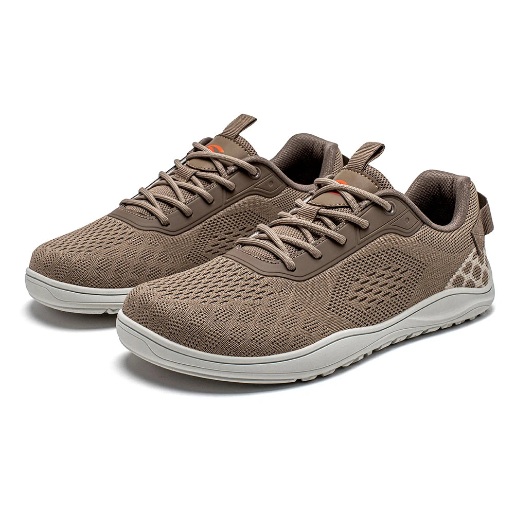 HOBIBEAR Dzianinowe buty typu „barefoot” – unisex, bez podbicia, z szerokim czubkiem, minimalistyczne, oddychające, codzienne buty do chodzenia