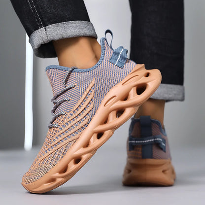 Men Sneakers Comfortable Breathable Mesh Tennis Outdoor Sports Running Gym Jogging Shoes Flat Lightweight Walking Shoes for Men