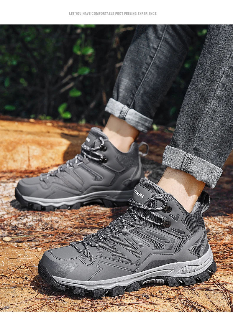Buty turystyczne unisex, buty sportowe do wędrówek na świeżym powietrzu, buty kempingowe, damskie wodoodporne buty do spacerów, antypoślizgowe buty turystyczne