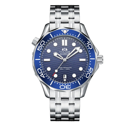 Luxury Automatic Watch for Men Stainless Steel Waterproof Calendar Mechanical Watches Fashion Casual Mens Watches Reloj Hombre