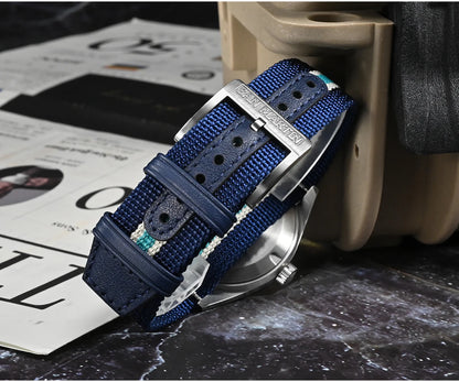 San Martin Original Design Fashion GMT 39.5mm Men Sports Watch Japan NH34 Automatic Mechanical Waterproof 100m SN0116 Reloj