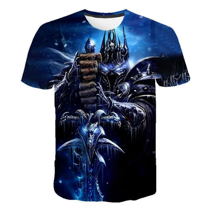 New Game World Of Warcraft 3D Printed T-shirt Men Women Fashion Streetwear O-Neck T Shirt Harajuku Oversized Tees Tops
