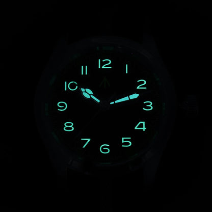 Militado ML08 Vintage Watch VH31 Quartz Movement Domed Sapphire Crystal Wristwatch BGW9 Luminous Vintage 38mm Quartz Watches