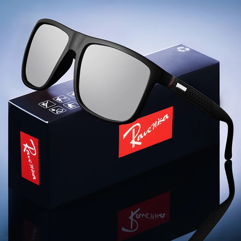 Brand Designer Men's Sun Glasses Vintage Square Sunglasses Men Women Luxury  Driving Fishing UV400 Eyewear Men