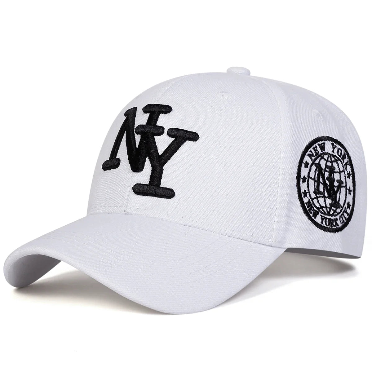 Unisex NY Letter Embroidery Baseball Caps Spring Autumn Outdoor Adjustable Casual Hats Sunscreen Hat Sports Cap