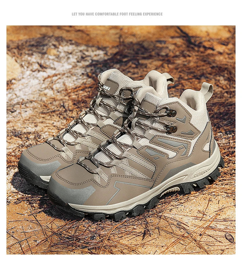 Buty turystyczne unisex, buty sportowe do wędrówek na świeżym powietrzu, buty kempingowe, damskie wodoodporne buty do spacerów, antypoślizgowe buty turystyczne