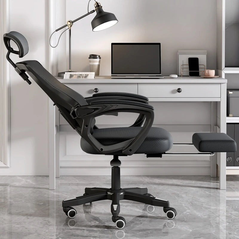 Chaise d'étude, chaise de bureau confortable pour la maison, chaise d'étudiant, chaise ergonomique avec dossier