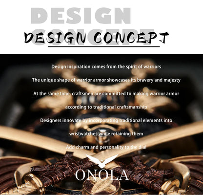 ONOLA Men Automatic Watch Luxury Brand Fashion Luminous Waterproof Mechanical Watches Men Military Sports Watches Gifts for Men