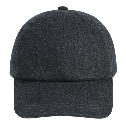 BOTVELA Șapcă de baseball din lână tweed pentru bărbați, stil casual, moale, ajustabilă, fără structură