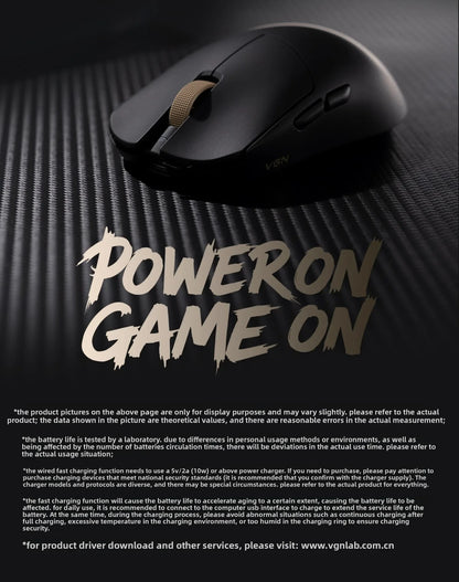 VGN Dragonfly F2 ProMax/Ultra Esports Gaming Mouse 42000DPI 0.125ms For Csgo Latency Wired/Wireless Dual 8K 3-mode PAW3395/3950