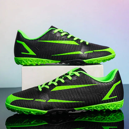 Nouveaux hommes en plein air chaussures de Football crampons pour adultes longues pointes bottes de Football formation chaussures de Sport baskets antidérapant formation unisexe