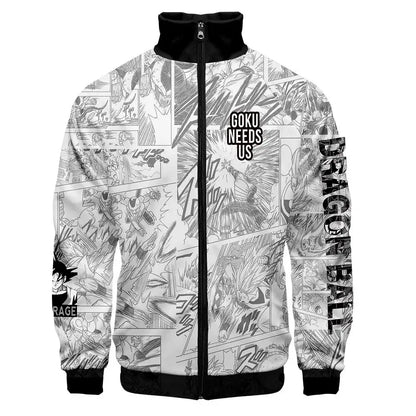 Dragon Ball 3D Print Zipper Hoodie Cool Fashion Men/Women/Kids Long Sleeve Hoodies Sweatshirt Casual Cosplay Jacket Clothes, produit gaming premium Fraquane