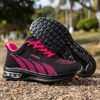 New summer rebound women's sports shoes, lightweight shock-absorbing running shoes, marathon foot protection balance walking shoes