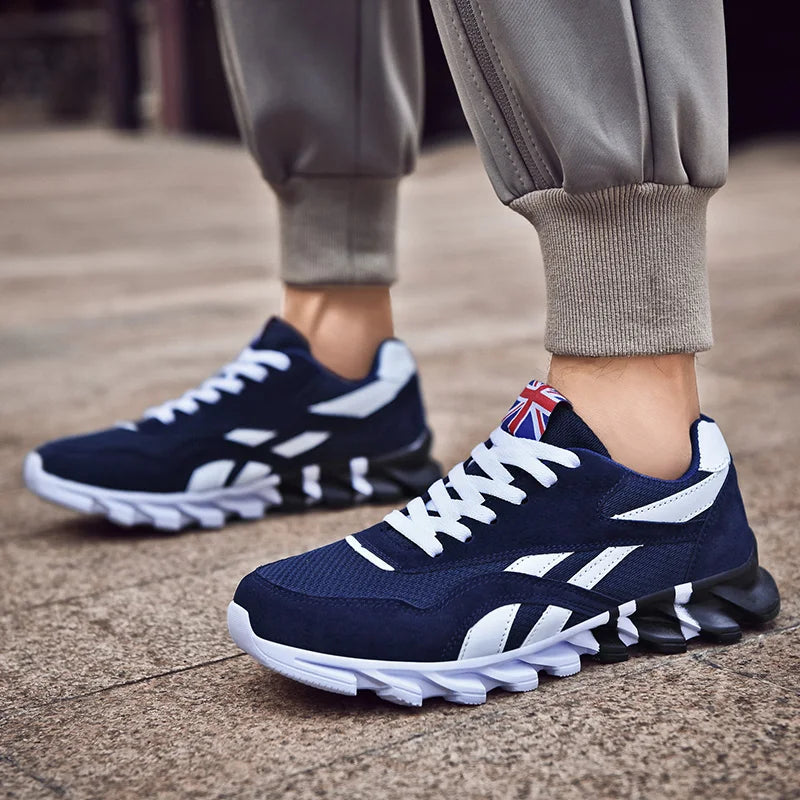 Men's Marathon Running Sports Shoes Casual Sneakers Soft Comfortable Training Shoes Wear-Resistant Sneakers for Men