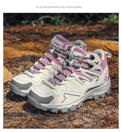 Buty turystyczne unisex, buty sportowe do wędrówek na świeżym powietrzu, buty kempingowe, damskie wodoodporne buty do spacerów, antypoślizgowe buty turystyczne