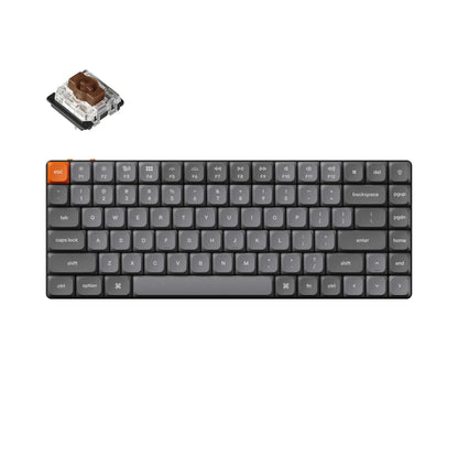 Keychron K3 Max QMK/VIA Ultra-Slim Wireless Custom Mechanical Keyboard Low Profile Gateron Switch Double-Shot PBT Keycap
