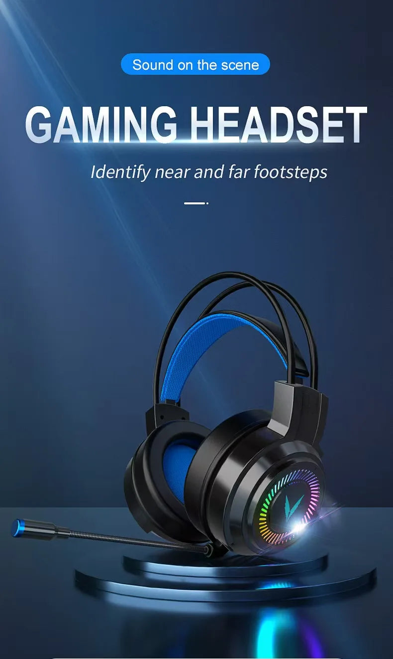 G58 gaming headset gaming wired 7.1 channel PUBG headset computer laptop headset