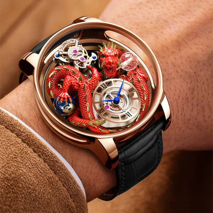 PINDU Design 2025 NEW Men's Watch Diamond Tourbillion Top Brand Luxury Astronomia Quartz Watch Men's Sapphire Glass Waterproof Watch