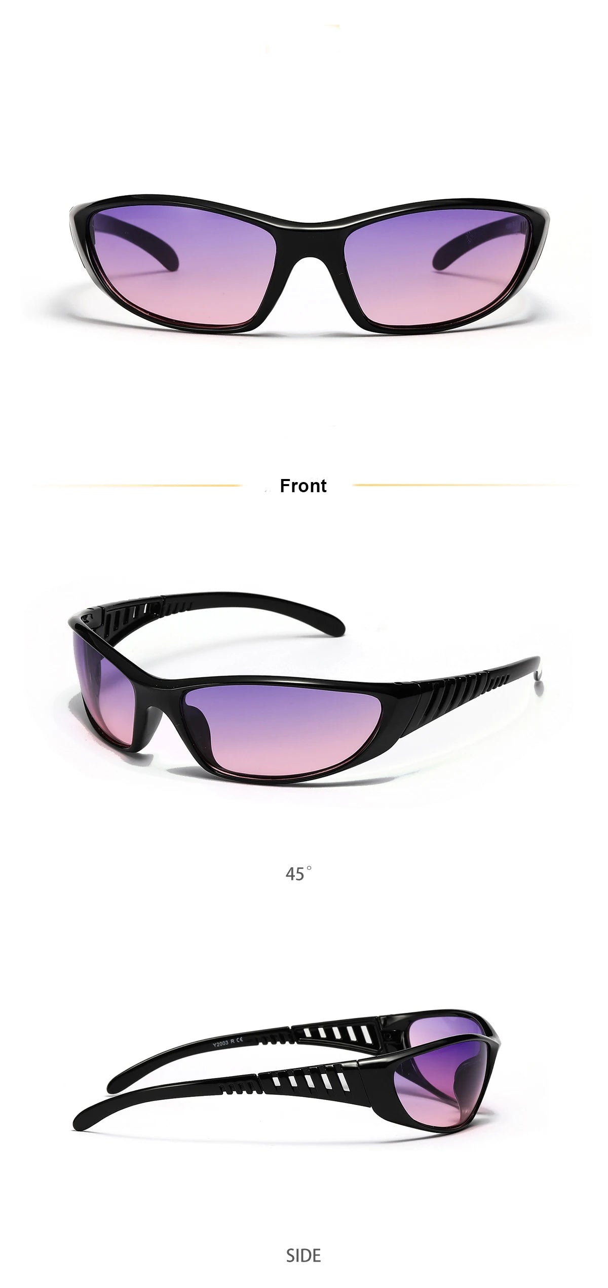 Y2K Silver Sunglasses Color Hollowed Out Future Sense Of Technology Hot Girls Net Red Sunglasses Women Sunglasses Trendy Men