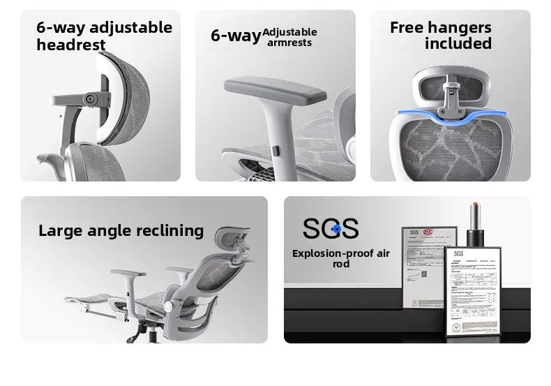 Multifunktionaler Bürostuhl Computerstuhl Relaxsessel Schlafstuhl Ergonomischer Stuhl Drehstuhl E-Sports-Stuhl