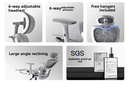 Multifunktionaler Bürostuhl Computerstuhl Relaxsessel Schlafstuhl Ergonomischer Stuhl Drehstuhl E-Sports-Stuhl