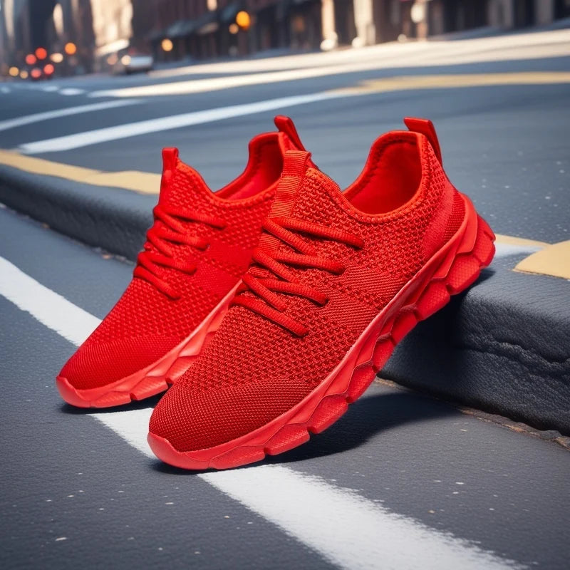Men's Sneakers Mesh Lightweight Women's Shoes Casual Flats Shoes Men Running Sports Shoes Soft Tennis Breathable Male Sneakers