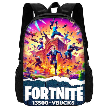 Hot Game Shooting Fortnite Kids Backpacks Boys and Girls Student Birthday Gift Child School Bag Unisex Camping Durable Rucksack