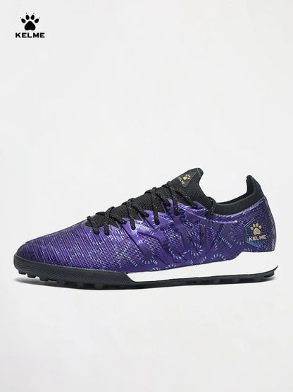 KELME Adult Football Shoes Men's Disease Electric 3.0 Short Spikes MG Professional Match Training Shoes Breathable
