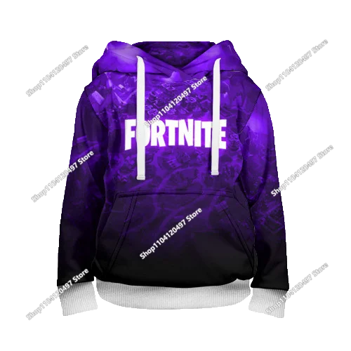 Game Fortnite Cosplay Hoodies Children's Adult Unisex Sweatshirt Pullover Hoodies Coat Casual Uniforms Halloween Outfits