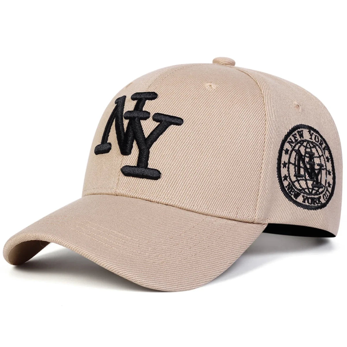 Unisex NY Letter Embroidery Baseball Caps Spring Autumn Outdoor Adjustable Casual Hats Sunscreen Hat Sports Cap