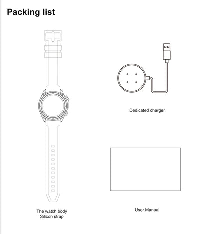 New Outdoor Precise GPS Map GNSS Smart Watch Men 10TM Waterproof 1000mAh Battery 170+Sport Mode Bluetooth Call AMOlED Smartwatch
