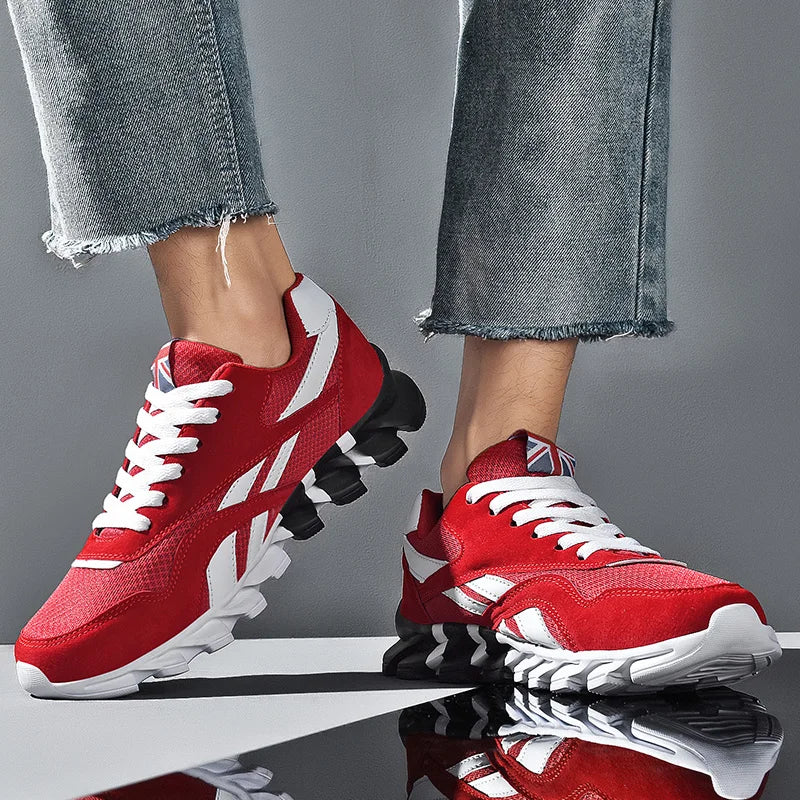 Men's Marathon Running Sports Shoes Casual Sneakers Soft Comfortable Training Shoes Wear-Resistant Sneakers for Men