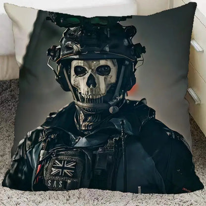 Anime Call of Duty Ghost Keegan Konig Cosplay 45CM Throw Pillows Soft Waist Sofa Cushion Throw Bedroom Pillows