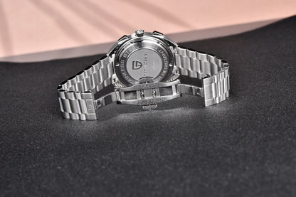 PAGANI DESIGN 2025 New Panda Dial Men Watches Luxury Quartz Watch For Men Japan VK63 Sport Chronograph Sapphire glass Wristwatch