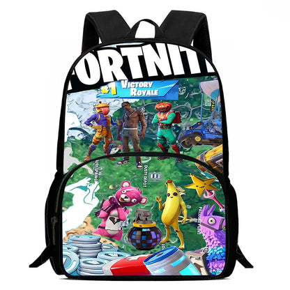 Hot Game Design Child Backpacks Lunch Bag Pencil Case Large Capacity School Bags for Boys and Girls Best Gift Fortnite