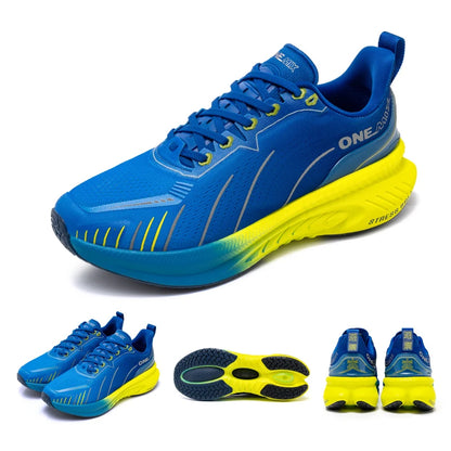 ONEMIX New Cushioning Running Shoes For Men Suitable for Heavy Runners Lace-Up Sports Women Non-slip Outdoor Athletic Male Sneakers