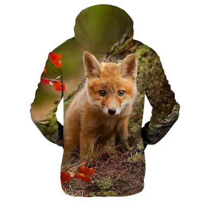 Hip Hop Popular Novelty Comfortable New Fox 3D Print Hoodies Sweatshirts Men/Women Sweatshirt Adult/Child Casual Pullovers