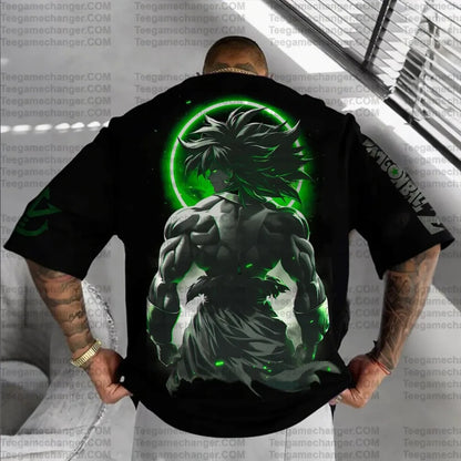 Anime Dragon Ball Son Goku Men Harajuku 2025 Summer T-shirt Oversized Retro Street Women Casual Loose Short Sleeve Unisex Top
